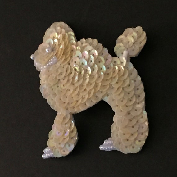 Poodle Brooch, Dog Brooch, Animal Brooch - image 7