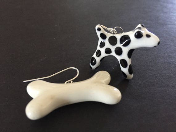 Dog Earrings, Artisan Earrings, Animal Earrings, … - image 8