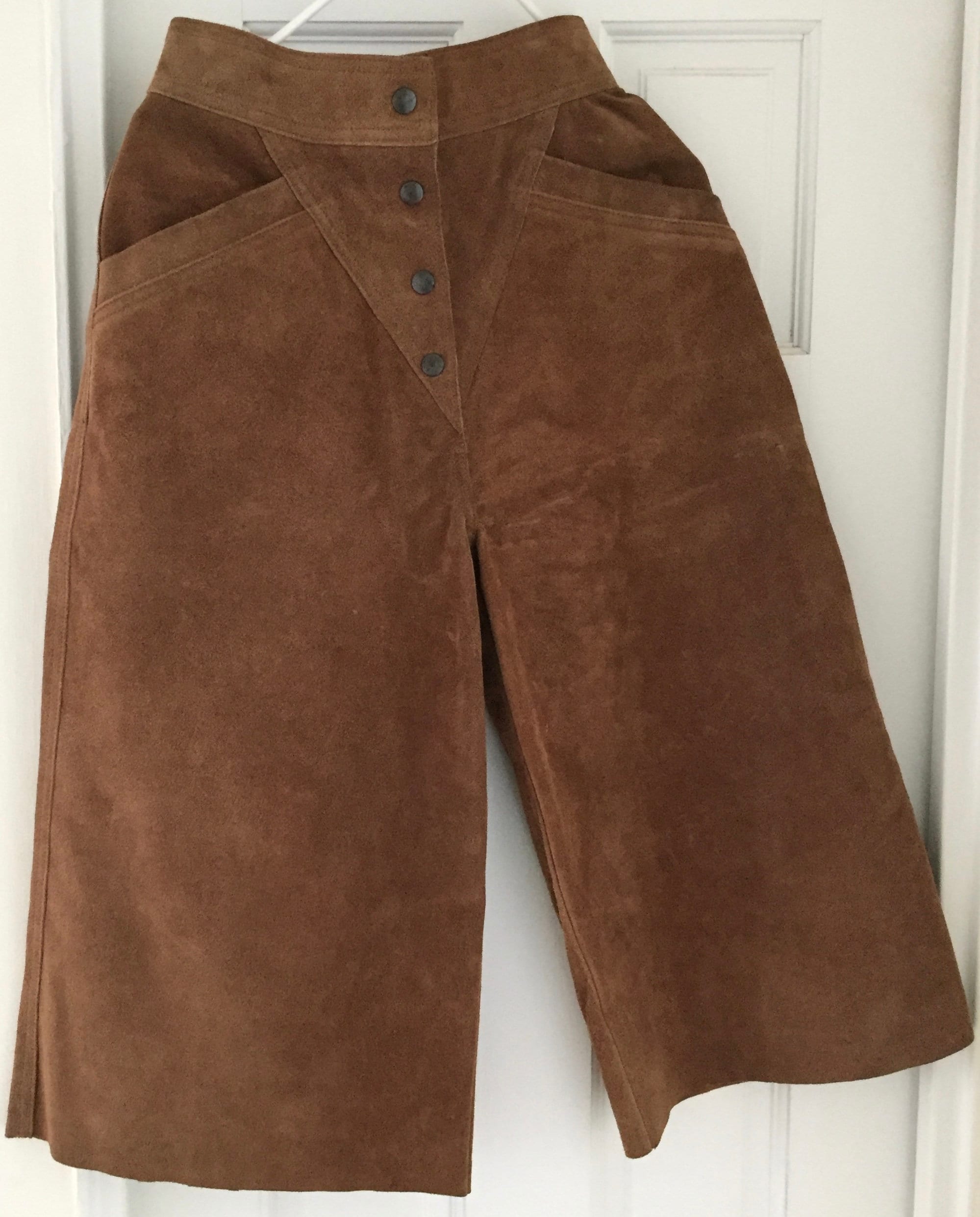 Gauchos in Golden Brown Suede | Etsy