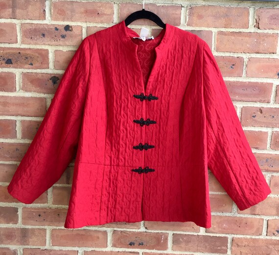 Ladies Red Jacket Woman's Red Jacket | Etsy
