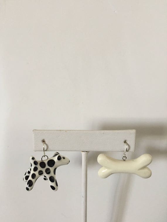 Dog Earrings, Artisan Earrings, Animal Earrings, … - image 2