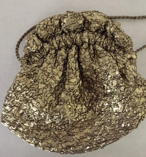 Evening Bag, Gold Evening Bag, Dress Clutch Bag, … - image 5