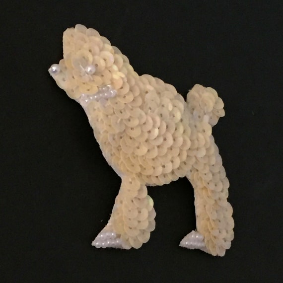 Poodle Brooch, Dog Brooch, Animal Brooch - image 9