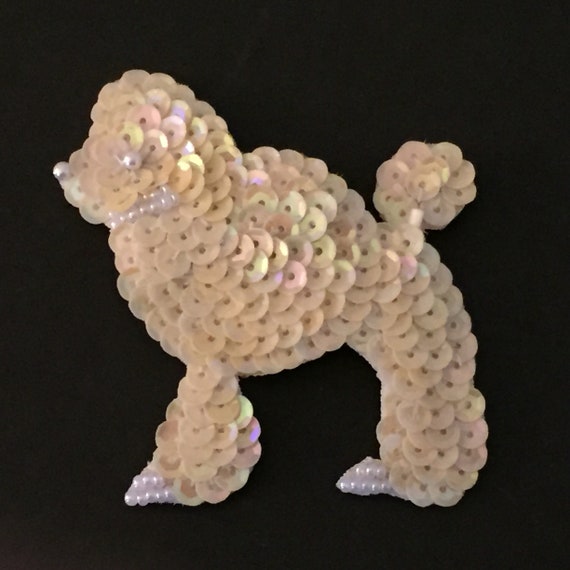 Poodle Brooch, Dog Brooch, Animal Brooch - image 3