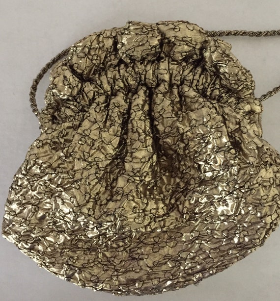 Evening Bag, Gold Evening Bag, Dress Clutch Bag, … - image 9