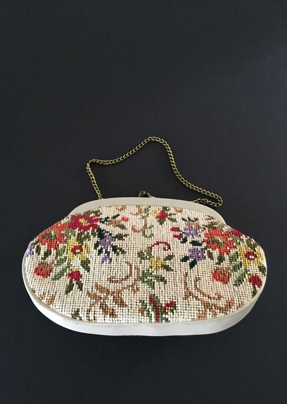 Clutch Tapestry Evening Bag, Floral Evening Bag, … - image 4