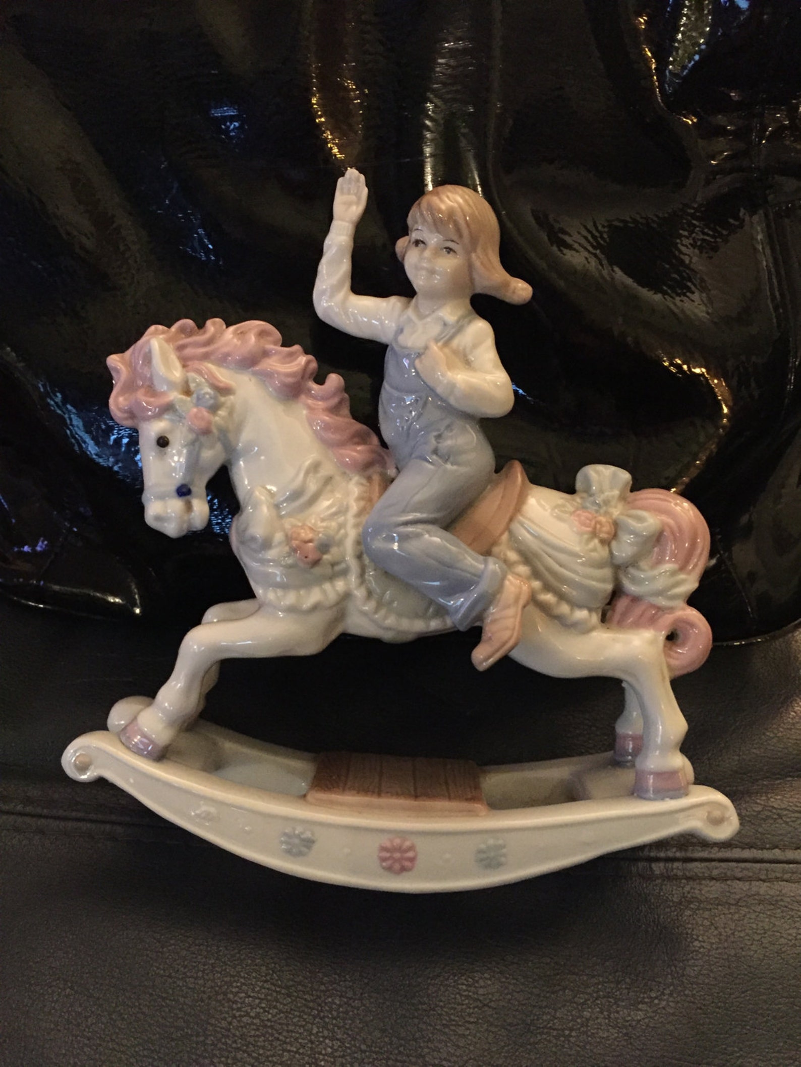 Rocking Horse Nursery Decor Baby Girl Nursery Etsy