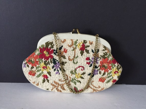 Clutch Tapestry Evening Bag, Floral Evening Bag, … - image 5