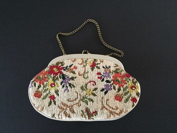 Clutch Tapestry Evening Bag, Floral Evening Bag, … - image 2