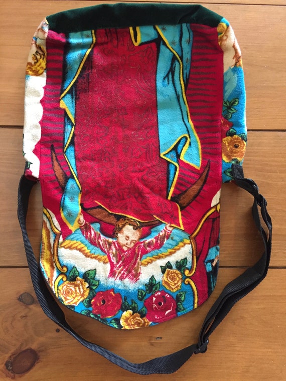 Crossbody Bag, Mexican Art Handbag, Angel Crossbo… - image 4