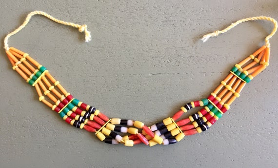 Beaded Necklace, Bib Necklace, Colorful Necklace,… - image 5