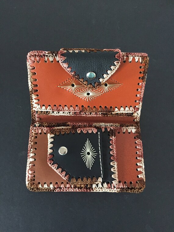 Wallet, Hand Sewn Wallet, Hand Crafted Wallet - image 2
