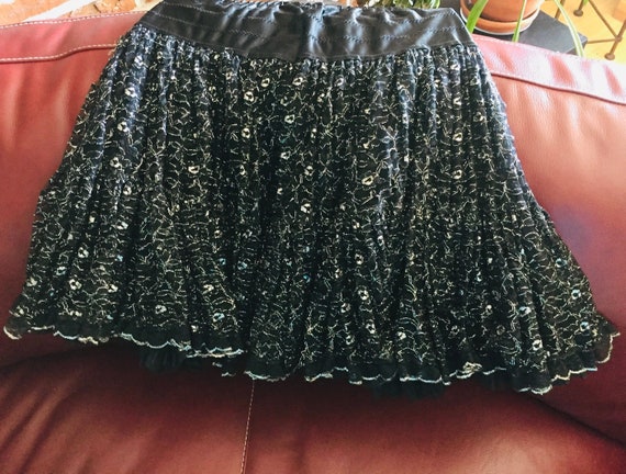 Crinoline, Black and Silver Crinoline