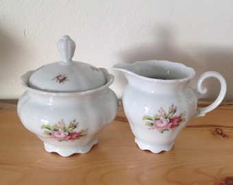 Sugar bowl and Creamer Set