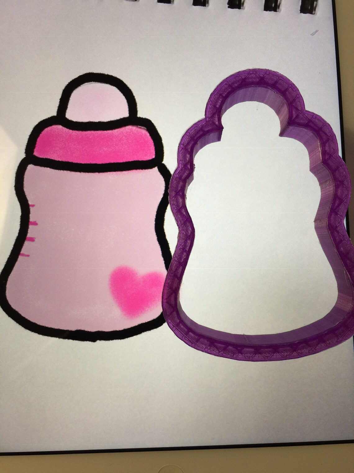 Baby Bottle Cookie Cutter Etsy