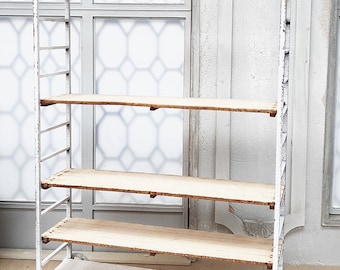 Large industrial style cart dollhouse miniature kit