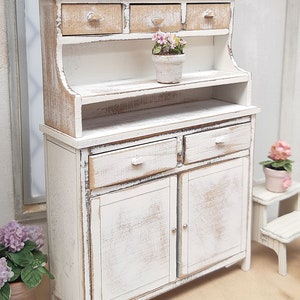 Dollhouse miniature cupboard kit