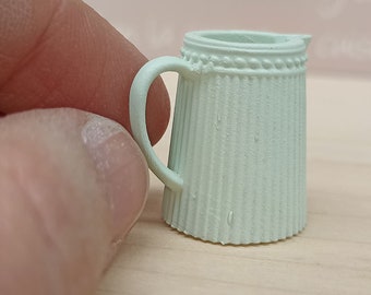Small jug with drawing 1/6 scale miniature