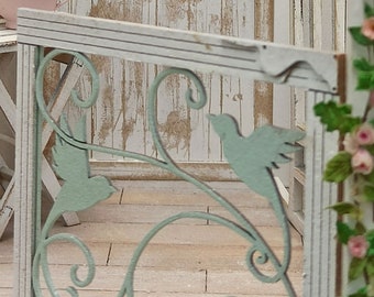 Kit de puerta de madera en miniatura para casa de muñecas