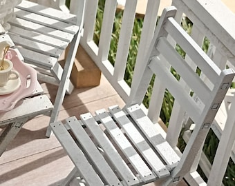 Dollhouse Miniature folding chair kit