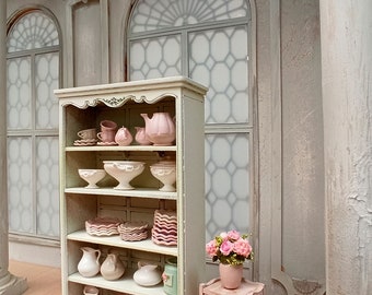 Dollhouse furniture medium display cabinet kit for a store