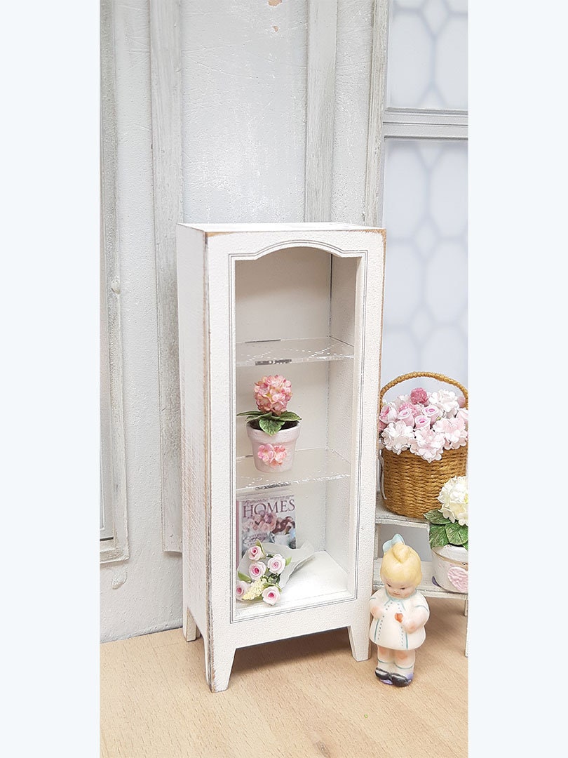 Armoire Miniature Rétro En Bois – Meuble De Maison De Poupée – Accessoire Décoratif Pour Salon Et Cuisine