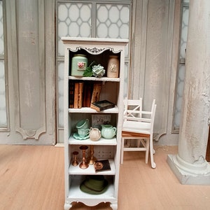 Kleines Bücherregal Puppenhaus Miniatur Bausatz