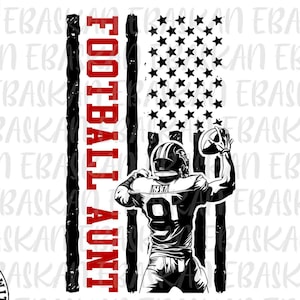 Football Aunt Svg Png Eps Dxf, Football Gameday png, Football Auntie png Game Day, Retro Football png Fall Football Season Svg Cool Aunt png
