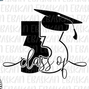 Class of 2033 Svg Png Eps Dxf Graduation Design 2033 Senior Class Graduate, Senior 2033 Svg, 2033 Grads Svg Sublimation Digital Download