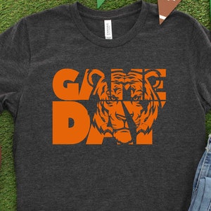 Tigers Game Day Shirt Go Tigers Game Day Shirt Team Spirit Tee Baseball Mom Sunday Football Cute Football Shirt Tiger Spirit Shirt Tiger Mom