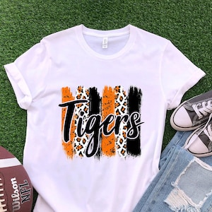 Tigers Shirt, Go Tigers, Game Day Shirt, Team Spirit Tee, Baseball Mom Sunday Football, Cute Football Shirt, Tiger Spirit Shirt, Tiger Mom