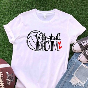 Volleyball Mom Shirt, Team Spirit Shirt, Volleyball Parent Gift T-Shirt, Game Day Tee, Volleyball Mama Shirt, Volleyball Jersey Shirt