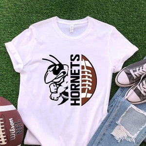 Hornets Football Shirt, Go Hornets, Game Day Shirt, Team Spirit Tee, Baseball Mom Sunday Football, Cute Football Shirt, Hornets Spirit Shirt