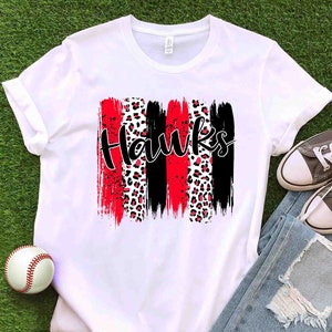 Hawks Shirt, Go Hawks, Game Day Team Spirit Tee, Baseball Mom Sunday Football, Cute Football Shirt, Hawks Spirit, Hawks Mom