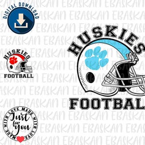 Huskies voetbal PNG SVG husky&#39;s ontwerpen atletisch Go husky&#39;s png, husky natie, husky&#39;s voetbalteam, husky&#39;s moeder shirtontwerp, husky&#39;s Svg