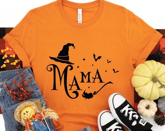 Koszulka "One Spooky Mama", koszulka "Witch Mama", koszulka "Spooky Vibes", prezent na Halloween, słodka koszulka "Halloween", koszulka "Dynia", koszulka "Halloween Mom", koszulka "Halloween Women"
