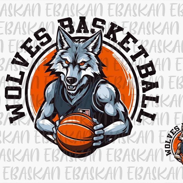 Wolves Basketball Png, Wolves Athletics Png Go Wolves Basketball Grey Wolf Team Spirit Wolves Basketball Design Wolf Basketball shirt Design