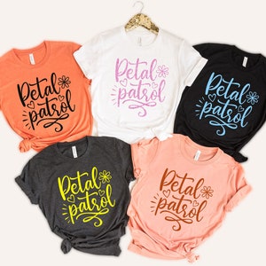 Petal Patrol Shirt, Flower Girl Shirt, Wedding Proposal T-Shirt, Wedding Rehearsal Tee, Wedding Party Shirt, Flower Girl Gift