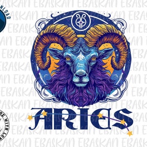 Aries png Zodiac png Horoscope png Digital Download Aries Ram&#39;s Head Design Aries Zodiac Birthday or Everyday, Aries Stars