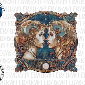 Gemini Season Png Zodiac Png Horoscope Png Digital Download Gemini Design Gemini Zodiac Birthday or Everyday, Gemini Stars Constellation