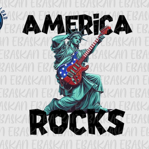 America Rocks Png, That's My Lady Png Statue of Liberty Png, 4th of July Shirt Design, Cool 4th of July Png, Trendy, Statue of Liberty Rocks