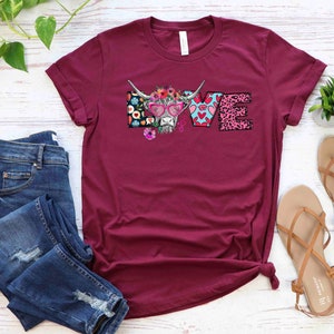 Love Highland Cow PNG Moo Love Cow Moolentine Png Valentines Png