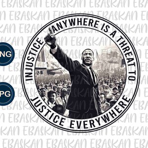 MLK Black History Quote PNG, Juneteenth Design (digital Download) - Etsy