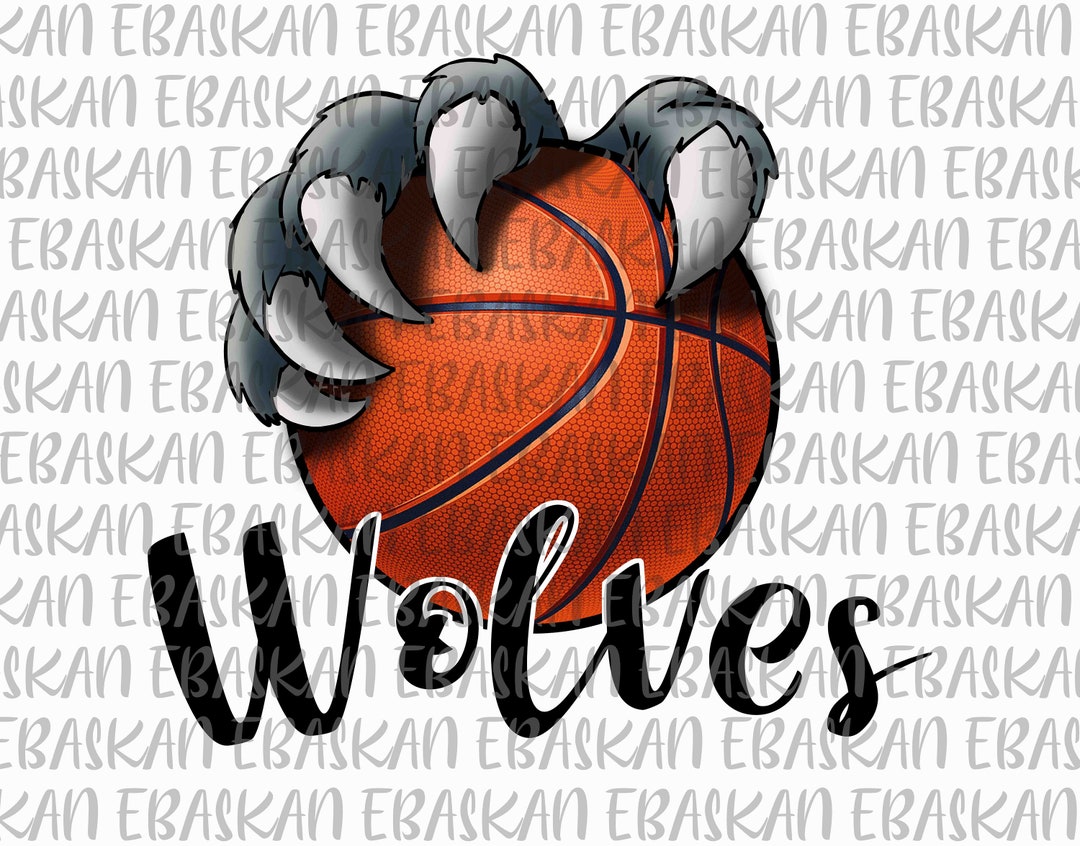 Wolves Basketball PNG Design, Team Spirit Graphic (digital Download) - Etsy