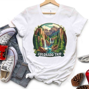 Colorado PNG State of Colorado Trip Family Camp Tent Life Travel Camper Sublimation Printable Dtg Cricut Vinyl Print Visit Colorado Falls