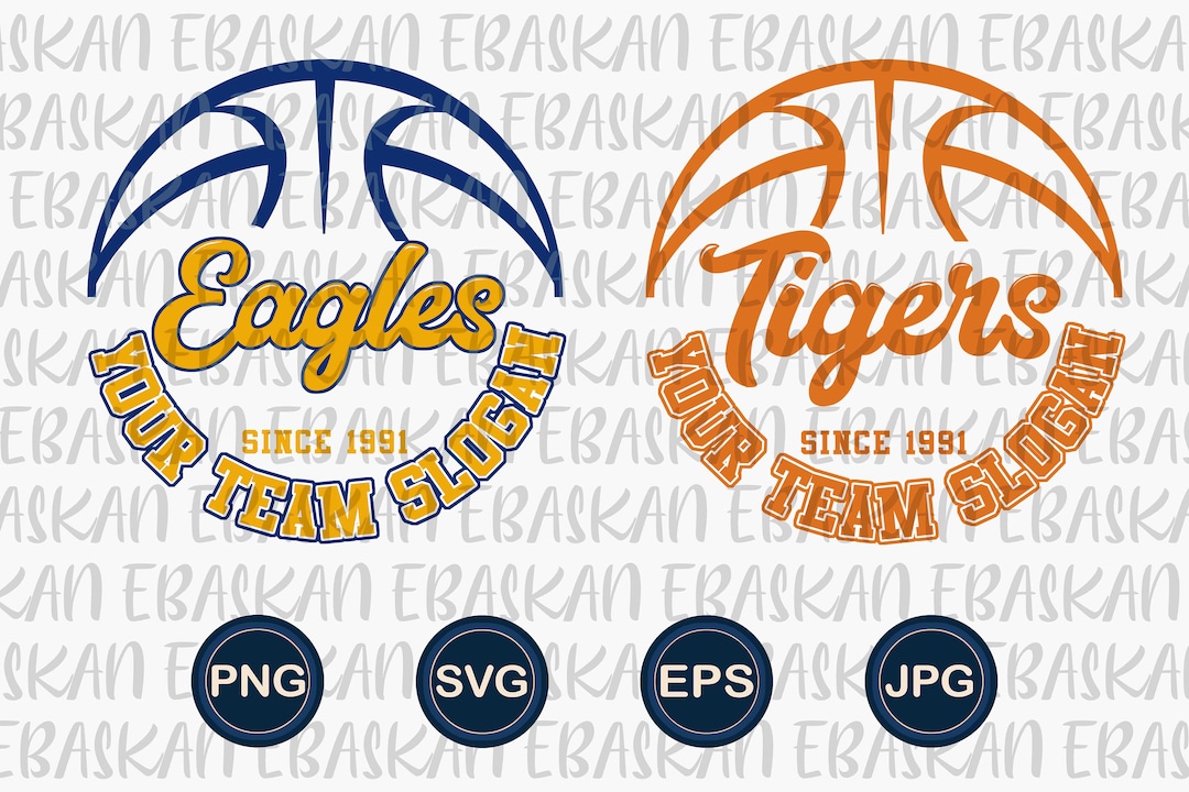 Custom Basketball Team PNG SVG EPS Personalized Basketball Team Tee Design Dunk Athletics