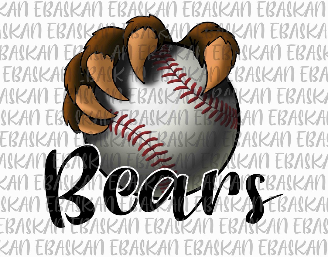Bears Baseball PNG, Athletic Teams Design (digital Download) - Etsy