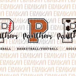 Panthers Athletic Teams PNG, Go Panthers, Panthers Baseball Png, Panthers Basketball Png, Panthers Football Png, Panthers Soccer Png