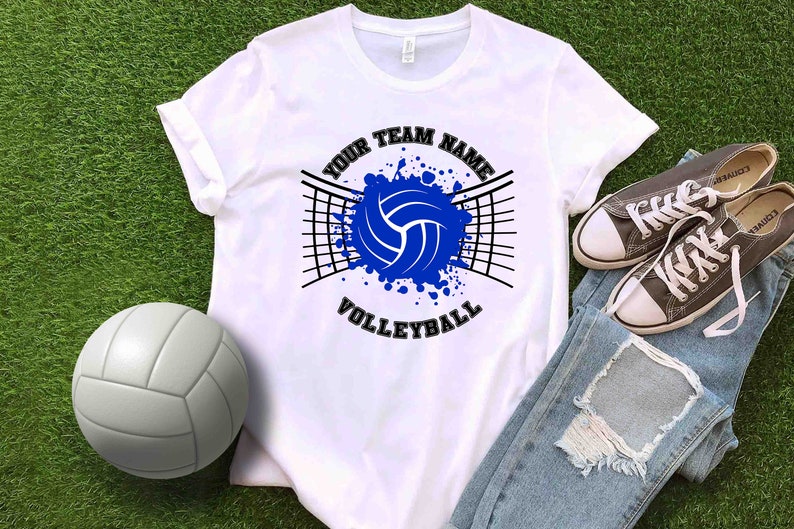 Custom Volleyball Team PNG SVG EPS Personalized Volleyball Etsy