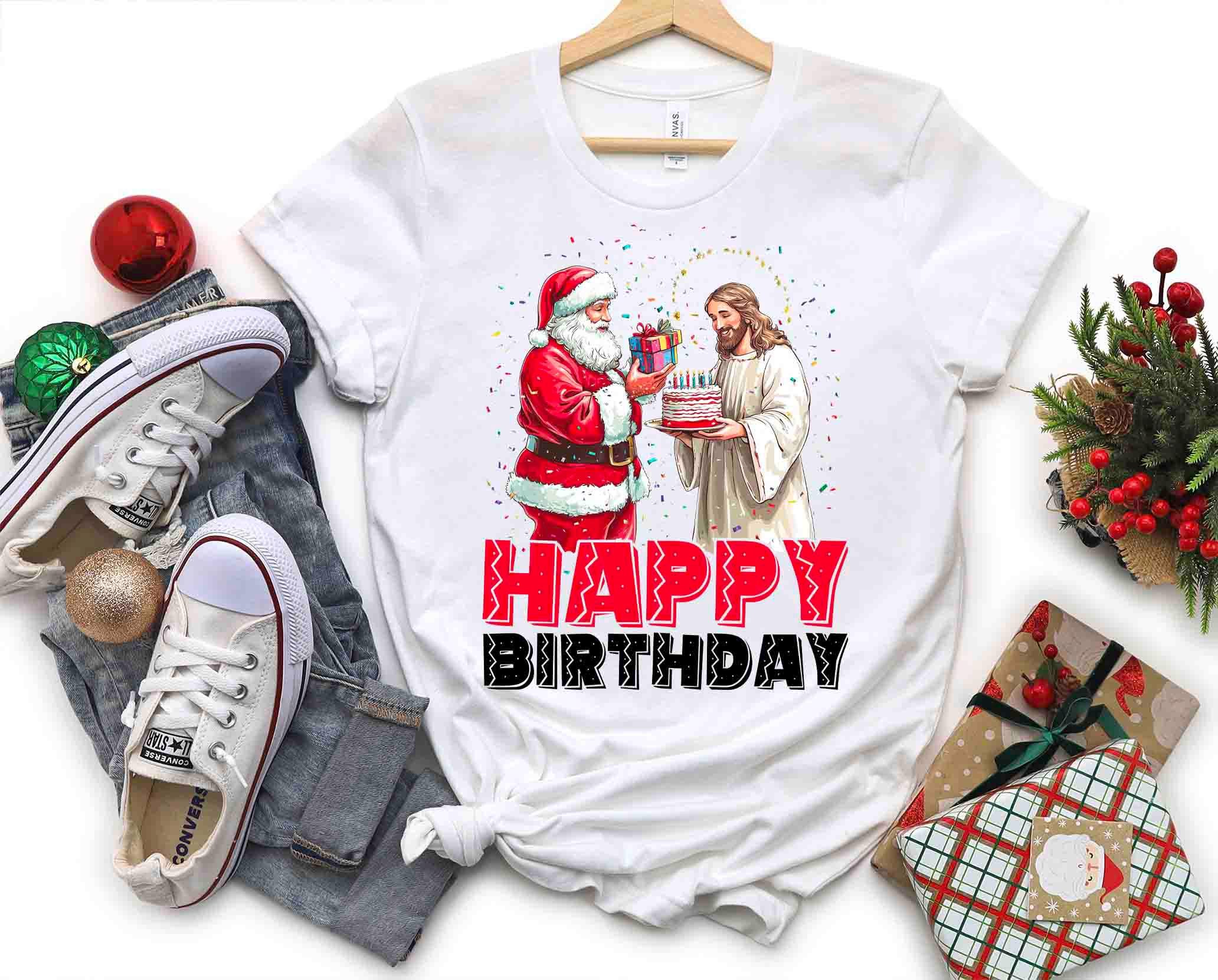 Shirtgeil Maglione Di Natale - Ges&ugrave; Birthday Boy Maglia Da Donna A Maniche Lunghe Small Nero